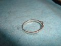 ЛИСТОВИДНО СРЕБЪРНО АРТ НУВО ПРЪСТЕНЧЕ ВИСОКА ПРОБА СРЕБРО МАЙСТОРСКИ СТАР ФЛОРАЛЕН ПРЪСТЕН 25683, снимка 9