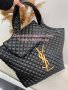 Луксозна Черна чанта/реплика  YSL код DS12q127, снимка 4