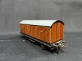 СТАРА РЕТРО МЕТАЛНА ИГРАЧКА ТОВАРЕН ВАГОН TRIX HO 1/87, снимка 3