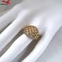 Пръстен с 14К златно покритие 224853, снимка 4