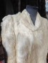 Дълго дамско палто естествен косъм , снимка 7