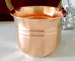 Медна ваза,медно котле,чиста червена мед,многостен. , снимка 1