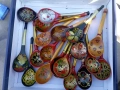 стари руски дървени лъжици., снимка 3