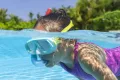 Детски комплект маска и шнорхел за плуване Aqua, Bestway, UV защита, снимка 16