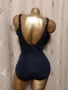 105 Е Черен цял бански с волани, снимка 3