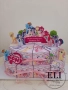 Картонена торта " My little Pony " в розово, снимка 3