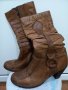 Промоция!Елегантни дамски ботуши от естествена кожа,38 номер , снимка 5
