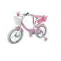 Детски велосипед Dech, 16”, помощни колела, Розов, снимка 6