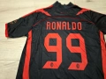 Футболна фланелка на Милан #Роналдо Феномена #99#ретро модел сезон 2007/2007!, снимка 2