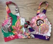 Комплект от дънки и флорален топ с подплънки !, снимка 6
