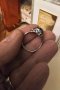 Авторски сребърен пръстен естествен будистки сапфир, снимка 2