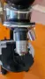 Ретро немски Бинокулярен микроскоп Carl Zeiss Jena 374263, работещ, с окуляри и обективи, снимка 6