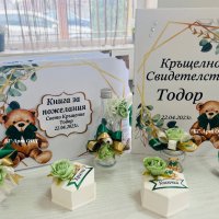 Комплект за кръщене, снимка 1 - Подаръци за кръщене - 40327968