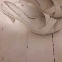 Бели официални дамски сандали Geox от естествена кожа, 39 номер, снимка 4 - Сандали - 39481768