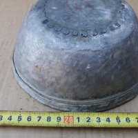 кована медна калайдисана възрожденска купа , снимка 8 - Антикварни и старинни предмети - 35907086