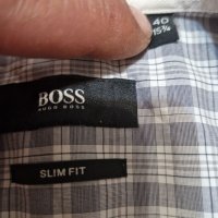 Мъжка риза с дълъг ръкав Hugo Boss, снимка 5 - Ризи - 41371477