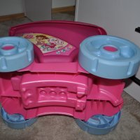 Розова количка Megs bloks за лего и др. играчки, снимка 8 - Играчки за стая - 39600589