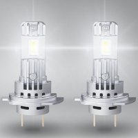 Комплект 2 броя LED крушки Osram Easy H7/H18 12V, 16W, 6500K, 1400lm, снимка 5 - Аксесоари и консумативи - 38876254