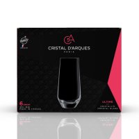 Cristal d'Arques Paris Ultime Highball чаши, комплект от 6, 450 мл, прозрачни, снимка 4 - Чаши - 41384327