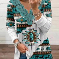 Дамска трикотажна ежедневна блуза с дантела, 3цвята - 023, снимка 1 - Блузи с дълъг ръкав и пуловери - 39317618