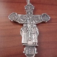 Сребърен масивен кръст, снимка 6 - Колиета, медальони, синджири - 42461267