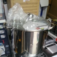 Тенджера от неръждаема стомана 30 см 16 литра за готвена на пара и кускус, снимка 10 - Съдове за готвене - 41429224