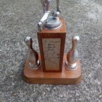 Трофей от турнир по боулинг, снимка 3 - Антикварни и старинни предмети - 41164673