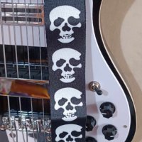 Колан за китари White Skull, снимка 2 - Китари - 41559446