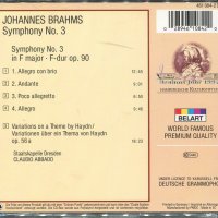 Brahms Jahr-Symphony 3 Haydn Variations, снимка 2 - CD дискове - 34602913