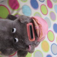 Плюшена играчка хипопотам - касичка, снимка 2 - Плюшени играчки - 44368522