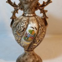 Италианска порцеланова ваза, снимка 6 - Вази - 41424899