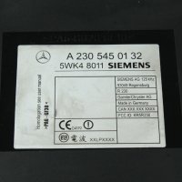 Модул централно заключване Mercedes W220 R230 W215 Keyless Go SIEMENS A2305450132 5WK4 8011, снимка 3 - Части - 42301029