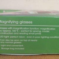 Очила за четене, за работа, увеличителни очила с осветление., снимка 10 - Други стоки за дома - 41849543