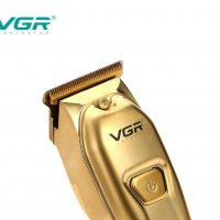 Maшинка за подстригване VGR 965, Дисплей, 4 Приставки, 5W, 600mAh батерия, Метален корпус, Златен, снимка 5 - Машинки за подстригване - 39626414