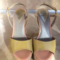 Луксозни, бутикови, оригинални дамски обувки  VERSACE  №36, снимка 2 - Дамски елегантни обувки - 26288550