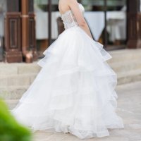 Бяла рокля, снимка 2 - Рокли - 41472687