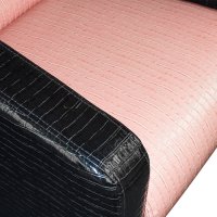 Измивна колона с лъскава тапицерия в розово и черно M9090, снимка 5 - Друго оборудване - 41594247