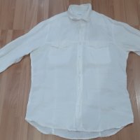Мъжка ленена риза , снимка 1 - Ризи - 41967442