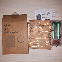 Ново! Лед лампички+батерии+балони за декорация на Рожден ден!, снимка 2 - Други - 29262763
