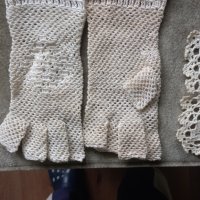 Плетива, ръкавици на една кука, снимка 7 - Декорация за дома - 41230226