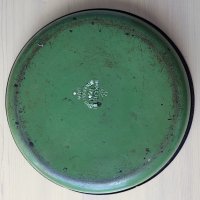 Продавам емайлирана тава зелена , снимка 3 - Съдове за готвене - 41856131
