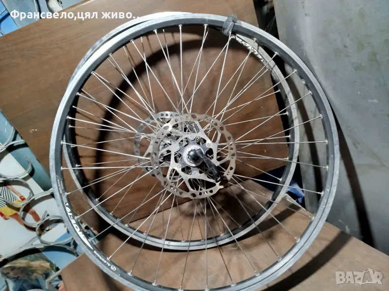 26 цола капли за велосипед колело център лоок Shimano deore,хъба малко играе , снимка 1