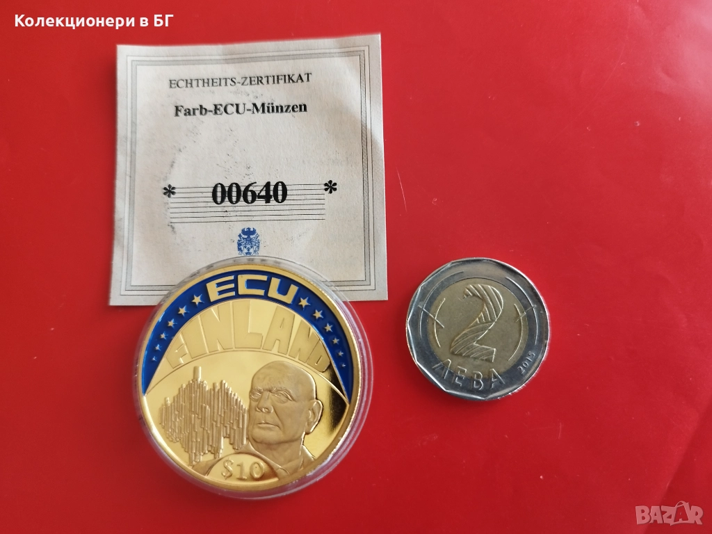 ГОЛЯМА ‼ПОЗЛАТЕНА‼ ВЪЗПОМЕНАТЕЛНА МОНЕТА - ЛИБЕРИЯ, снимка 1