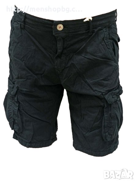 Карго бермуди - черни, снимка 1