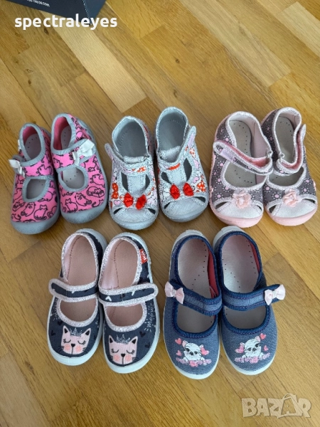 Пантофи за момиче 23 24 25 26 27 размер, снимка 1