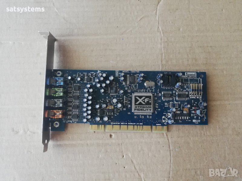 Звукова карта Creative Labs Sound Blaster X-Fi Xtreme Fidelity SB0790 7.1-Ch. PCI, снимка 1