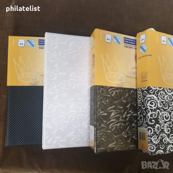 Папка Импорта с 4 ринга Metal Edition в  четири цвята A4, снимка 1