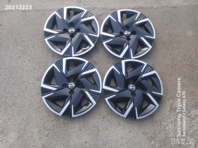 4 броя Оригинални тасове за Nissan 16, снимка 1