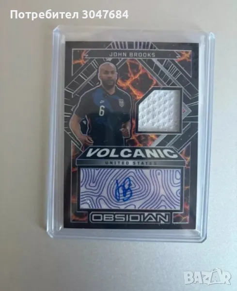 Рядка колекционерска карта John Brooks – Panini Obsidian Volcanic 02/50, снимка 1