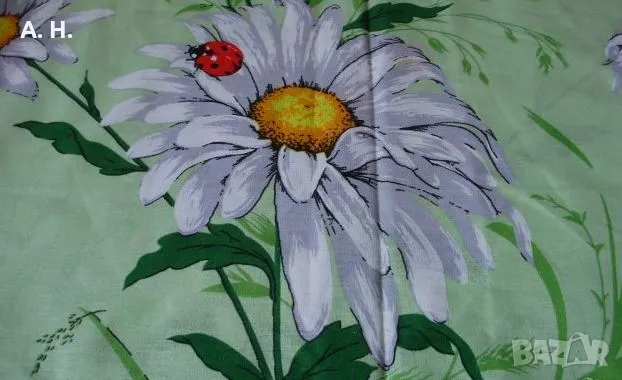 зелен долен чаршаф 220/240 см, снимка 1